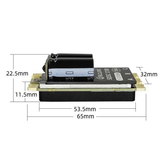 Original SEQURE ESC 12100 Brushless Speed Controller 5-12S 100A ESC BLHeli_32 AM32 for Racing Drone Airplane Boat RC Car